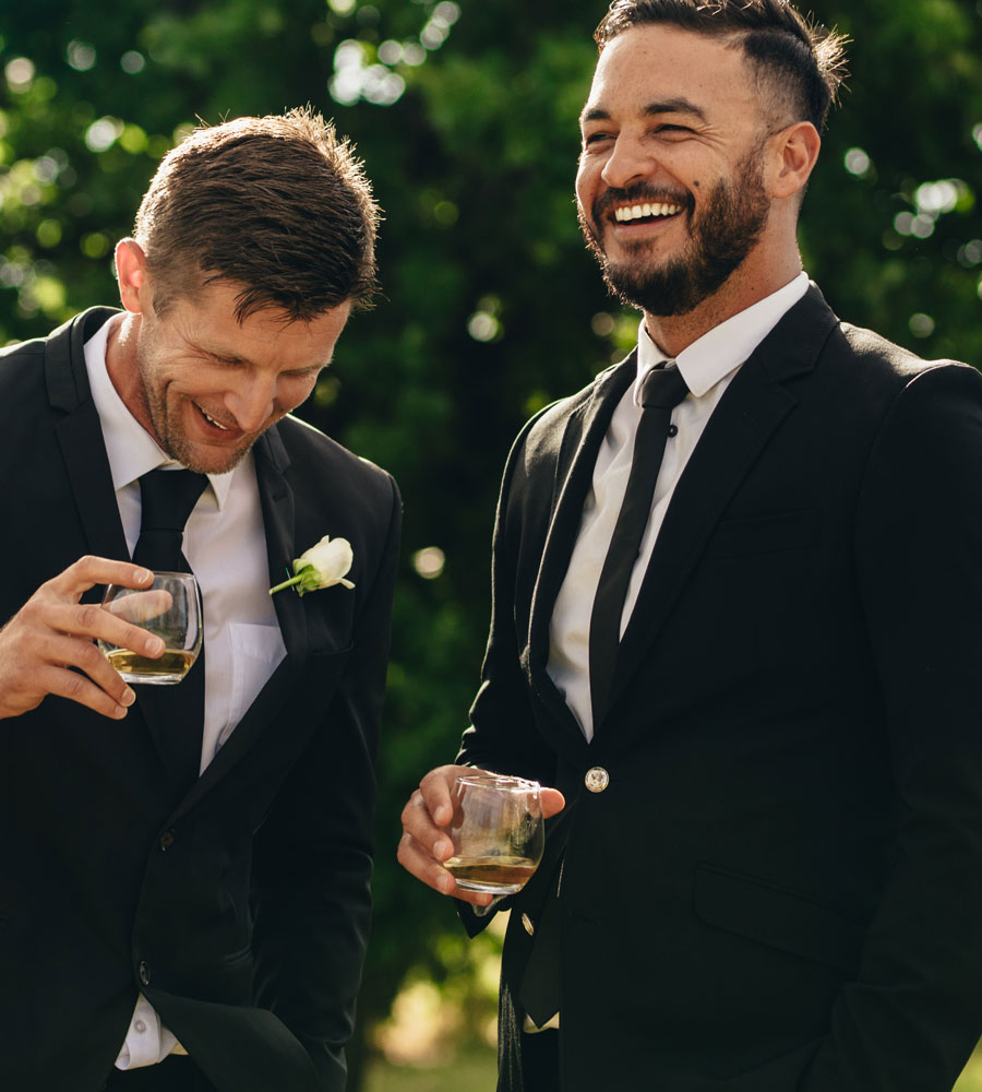 Two Guys At Reception